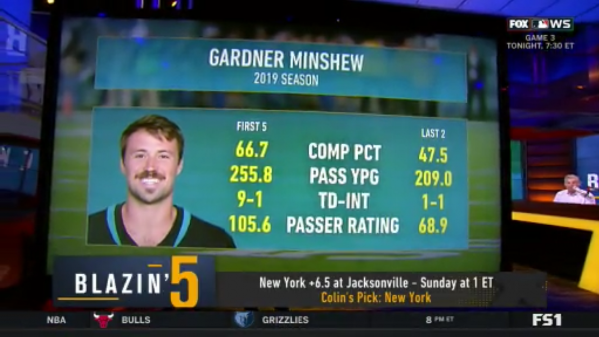 Colin Cowherd Blazing Five NFL 2019 Week 8 Picks On Fox Sports