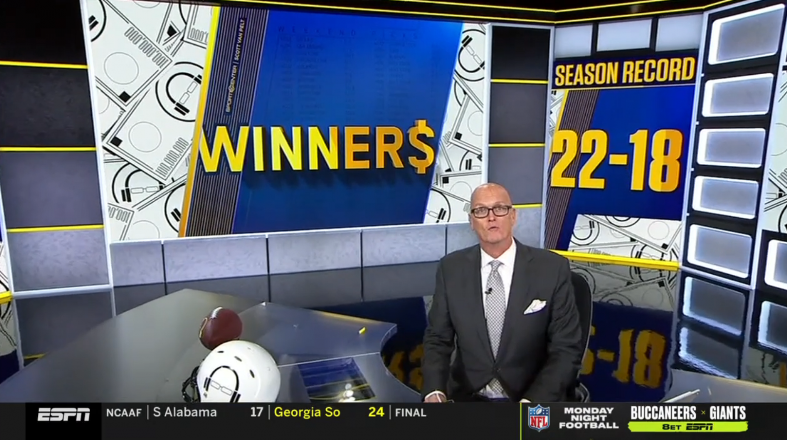 Scott Van Pelt 2020 Week 9 CFB Week 8 NFL WINNER Picks On ESPN Sports