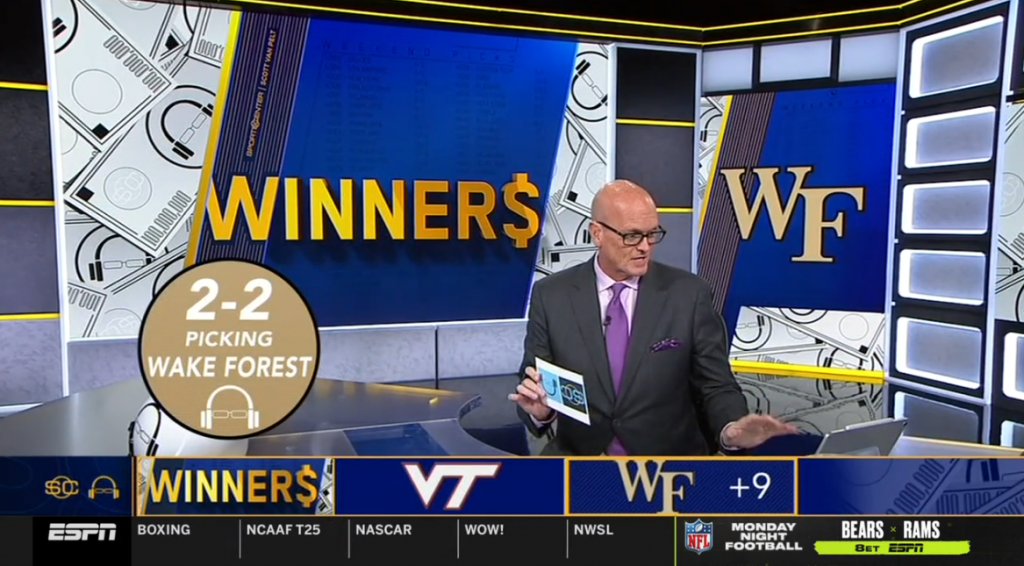 Scott Van Pelt 2020 Week 8 CFB Week 7 NFL WINNER$ Picks On ESPN Sports  Center - EvenYourOdds