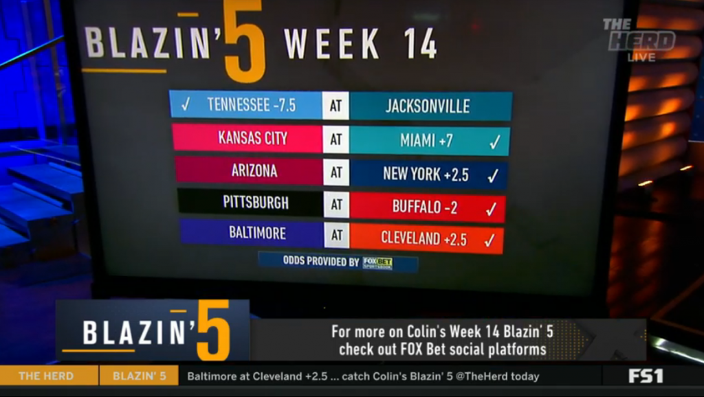 fox nfl week 14 picks