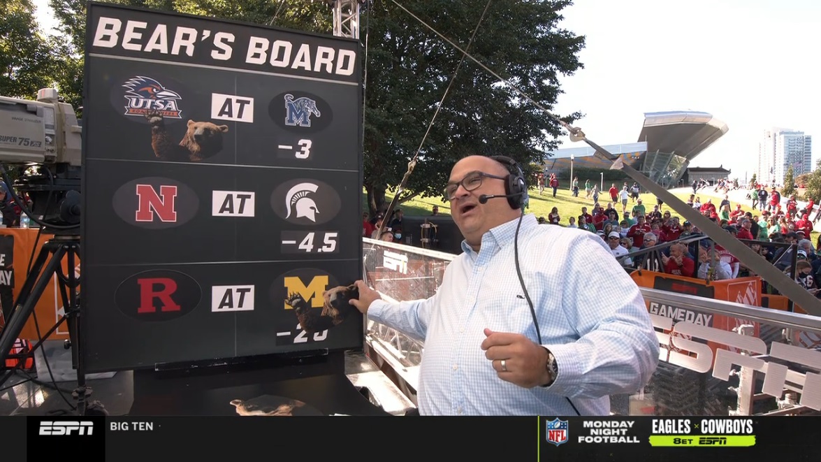 Bear's Bank Picks Chris Fallica Week 4 2021 College Football Picks on