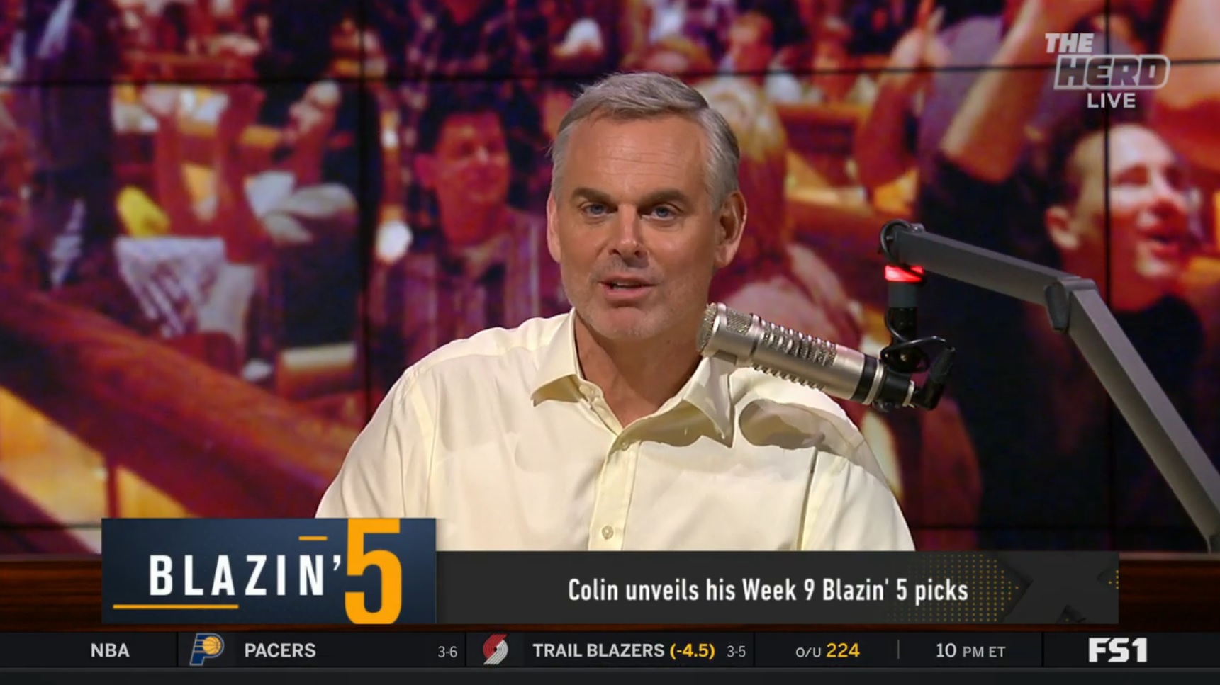 Blazing 5 Colin Cowherd Week 9 NFL Picks 2021 On Fox Sports