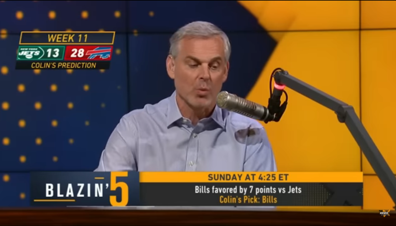 colin cowherd picks