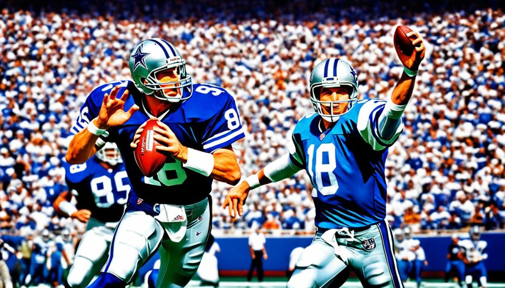 Hall of Fame Quarterbacks Aikman and Young