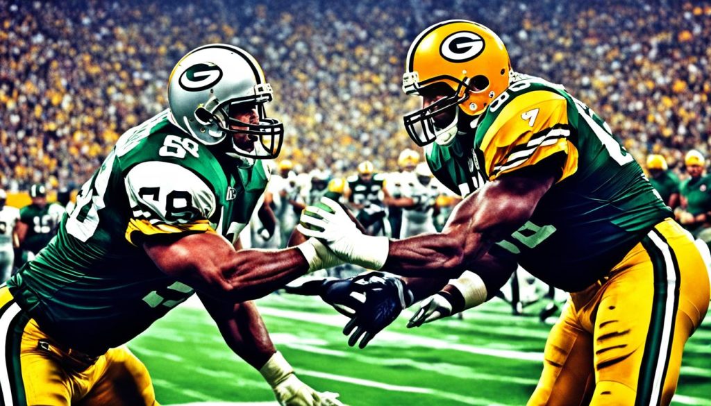 Joe Greene and Reggie White iconic NFL matchups