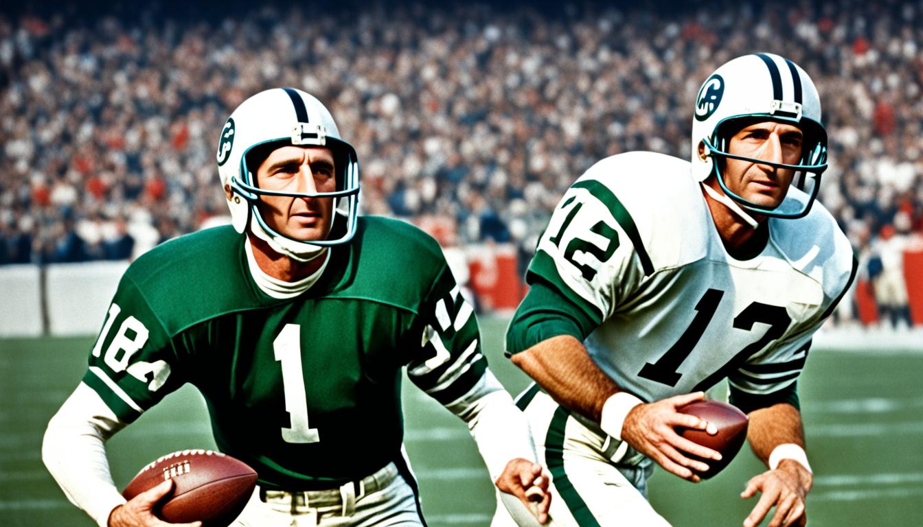 Joe Namath vs. Johnny Unitas