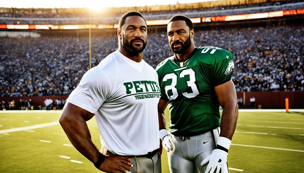 NFL Legends Jerome Bettis and Curtis Martin