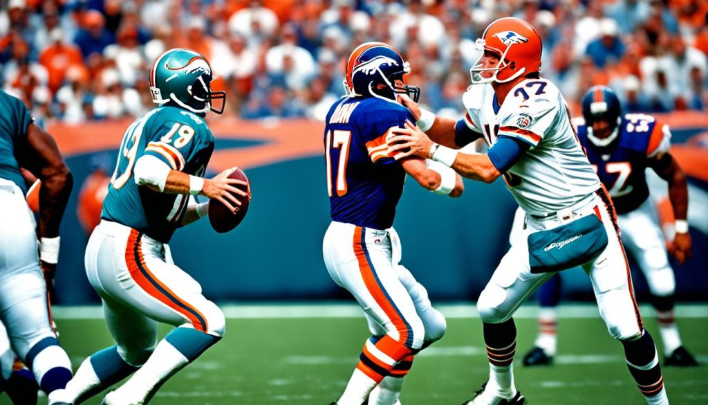 NFL Quarterback Legends John Elway and Dan Marino