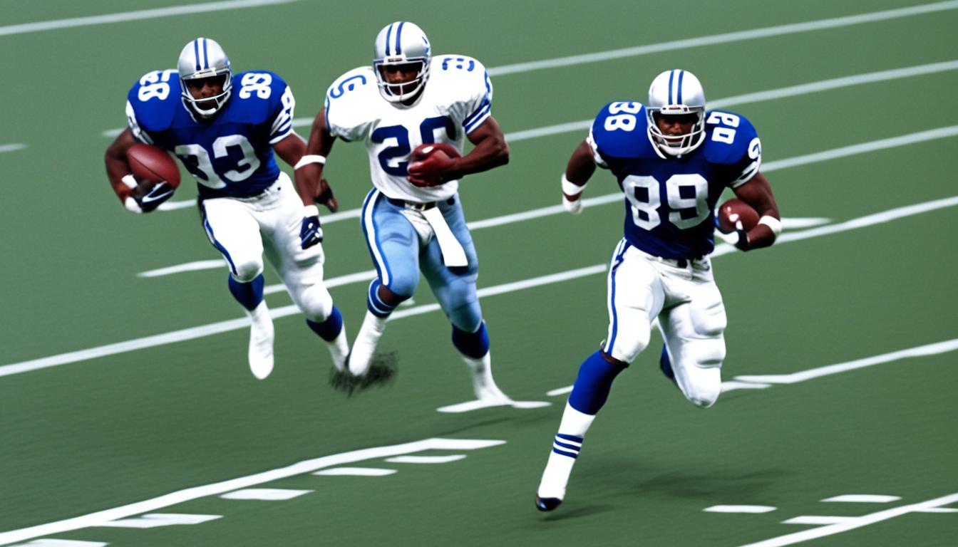 Tony Dorsett vs. Barry Sanders