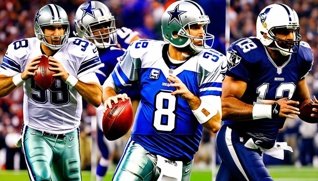 Tony Romo career achievements vs Donovan McNabb player profile