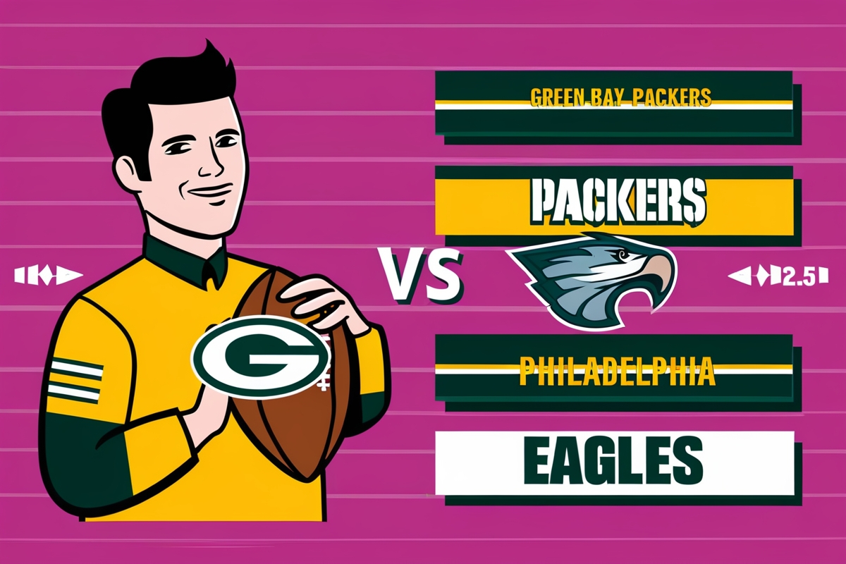 Green Bay Packers vs Philadelphia Eagles (-2.5)